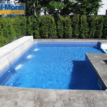 Triple chute | Piscine creusée