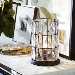 ADELINE CRYSTAL AMBIENT ACCENT TABLE LAMP - Table Lamps