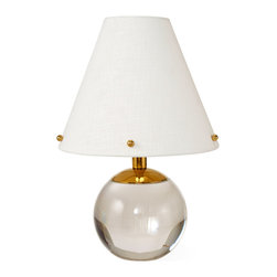 Jonathan Adler - Belvedere Vanity Lamp, Clear - Table Lamps
