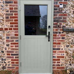 Grey timber doors - Screen Doors