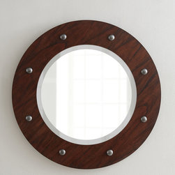 Porthole Beveled Mirror - Wall Mirrors