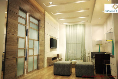 Inspiration for a modern home design remodel in Other
