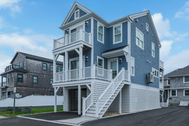Inspiration for a timeless exterior home remodel in Boston