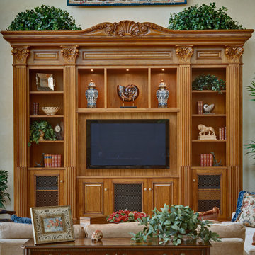 Florida Residence Butternut Entertainment Center