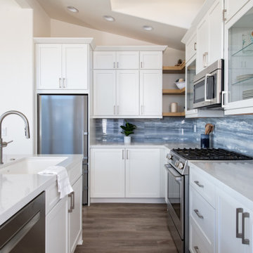Wall Removal Allows For Open Concept Kitchen Remodel