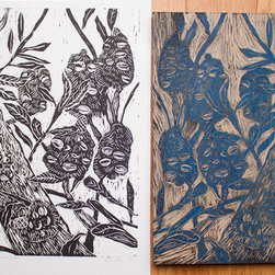Banksia -woodcut print - Fine Art Prints