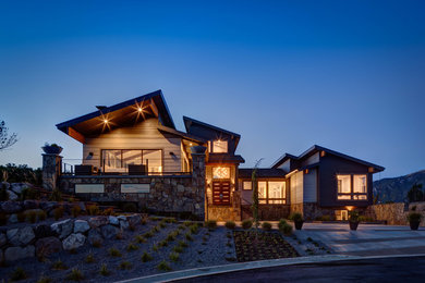 Inspiration for a contemporary exterior in Salt Lake City.