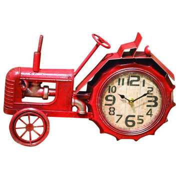 Tractor Table Clock
