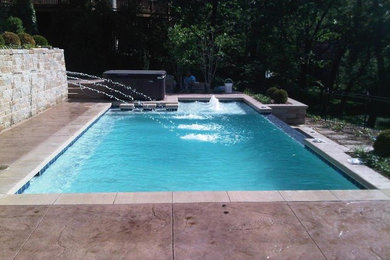 Example of a classic pool design in Kansas City
