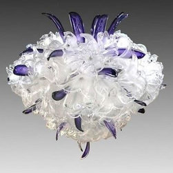 Royale Blown Glass Chandelier - Chandeliers