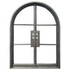 72''x96'' Wrought Iron Entry Door With Double LOW-E Glass, Left Hand Active