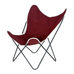 Large Sling Chair - Deep Auburn - Outdoor Lounge Chairs