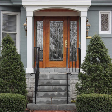 Front Porch Addition (Before & After)