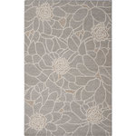 Company C - Corolla Rug, 7'6"x9'6" - Oversized petals outline our Corolla rug creating a modern, natural wonder. The undyed yarns in a high low pile add softness under foot for a versatile design that is oh so cozy for many room styles.