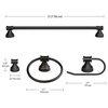 Nate 5-Piece Oil Rubbed Bronze All-In-One Bathroom Set
