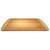 Heim Concept Organic Bamboo Large Cutting Board With End Groove