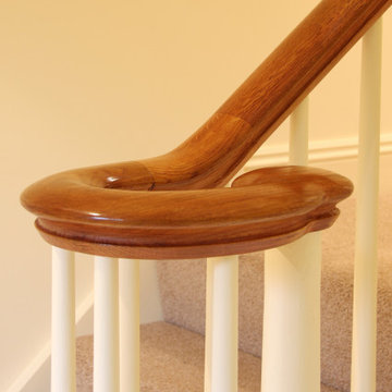 Example of Volute to Bespoke Staircase
