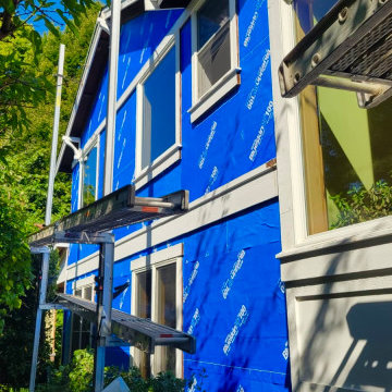 STRAUSS RESIDENCE - SIDING & EXTERIOR PAINT WORK