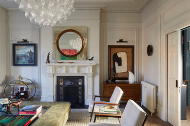 Inspiration for a contemporary living room in London.