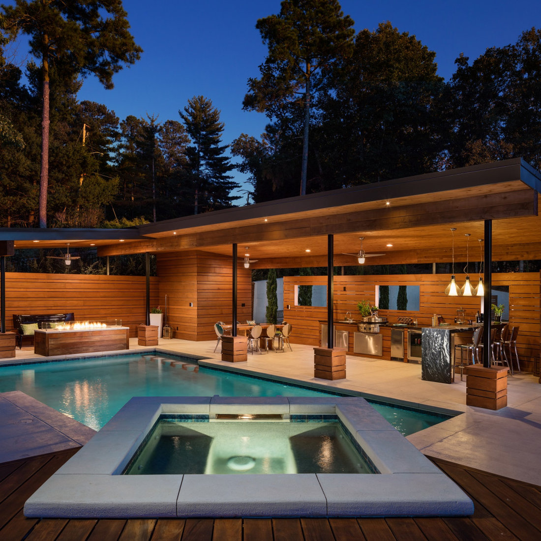 Luxury Pool with Modern Cabana