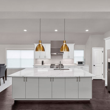 Modern White Kitchen