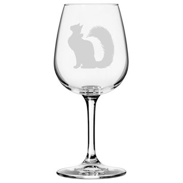 Turkish Angora, Side View 2 Cat All Purpose 12.75oz. Libbey Wine Glass