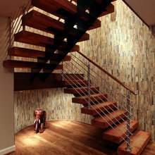 Circular staircase decor ideas