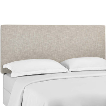 Taylor King and California King Upholstered Linen Fabric Headboard MOD-5883-BEI