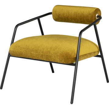 Cyrus Occasional Chair Gold, Black