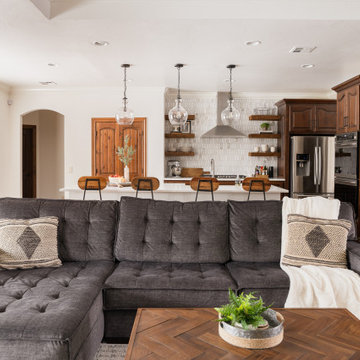 Edmond Kitchen and Living Room Transformation by Ten Key