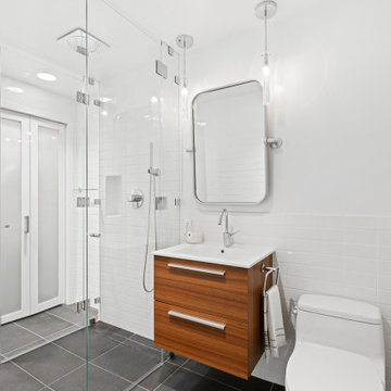 Enhancing Home Comfort: A Stunning Fireplace and Bathroom Upgrade with Stylish C