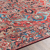 Iris IRS-2310 Traditional Red/Blue 5'x7'6" Area Rug