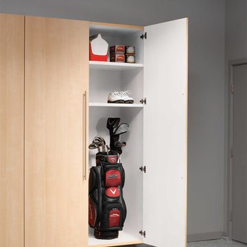 Ohio Garage Makeover - Garage Cabinets and Flooring