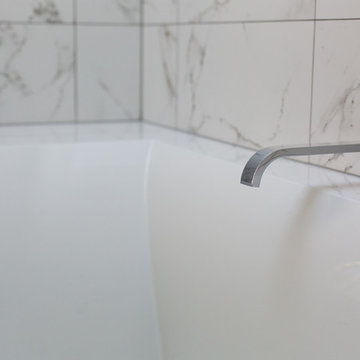 Modern Castle renovation - bathrooms