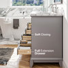 Eviva Elite 48 Grey Double Sink Bathroom Vanity