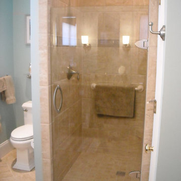 Maine Seacoast, master bath remodel (Jeanne Clark)