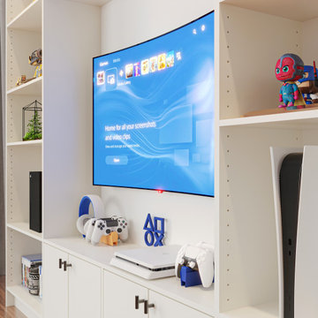 Modern White Game Center