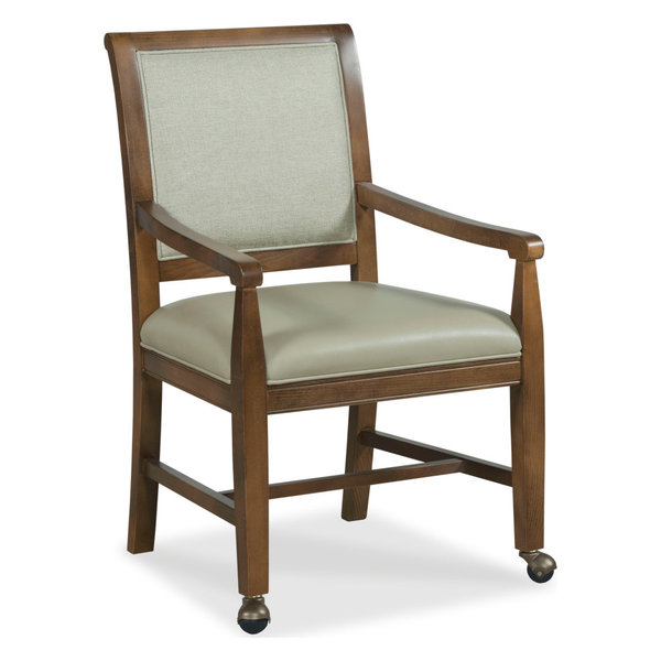 Chatham Arm Chair, 1163 Saddle Leather, Finish: Walnut