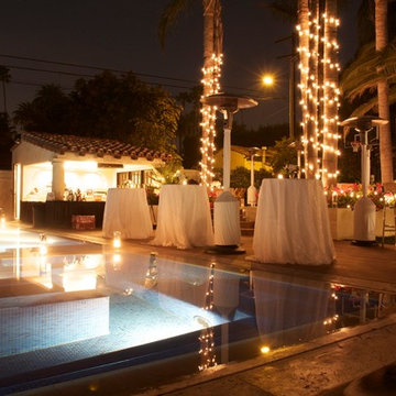 Mission Style Pool Area
