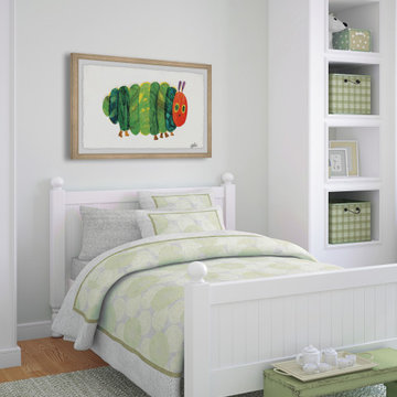 "Very Fat Caterpillar" Framed Painting Print