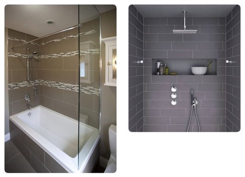 Alcove Shower Ceiling Mount Or Rail, How To Attach Shower Curtain Rod Glass