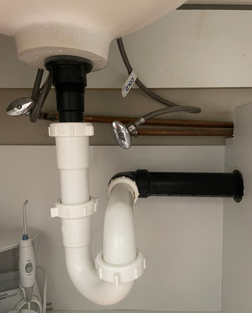 Plumbing Issue? Single to Double Vanity