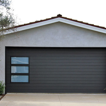 Modern Garage Door & Gate Project for an Eclectic Designed Home in Newport Beach