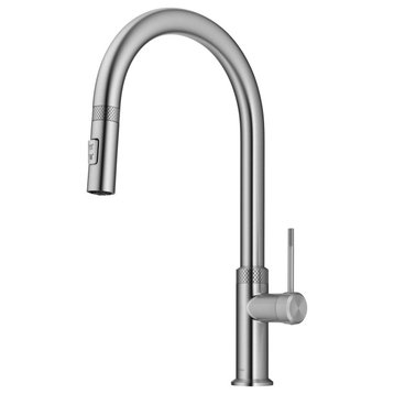 Kraus KPF-2654 Allyn 1.8 GPM 1 Hole Pull Down Kitchen Faucet - Spot Free
