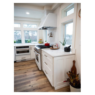 Kitchen expansion within existing footprint - Modern - Kitchen ...