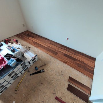 Bedroom Flooring Installation