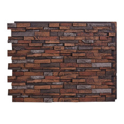 147-36-EVEREST DEEP SLATE STACKED WALL PANEL - 36"H - Wall Panels