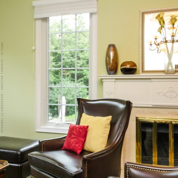 Beautiful Living Room with New Casement Window - Renewal by Andersen Greater Tor