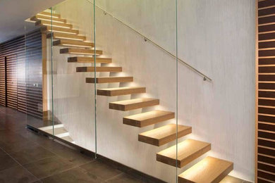 Photo of a contemporary staircase in Barcelona.