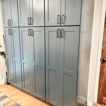 Gray Pantry Storage - AFTER